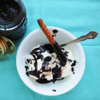 Permalink to: Peppermint (or not) Hot Fudge Sauce hot fudge sauce top view THUMB