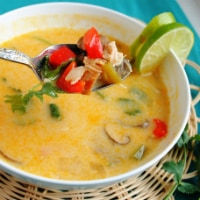Permalink to: Creamy Thai Coconut, Chicken, and Veggie Soup Thai Coconut Soup thumb
