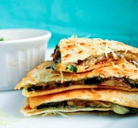 Permalink to: Spinach and Mushroom Quesadillas with Cilantro Lime Dipping Sauce spinach quesadilla thumb