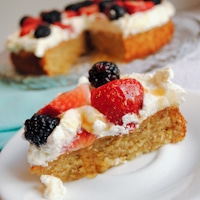 Permalink to: Pistachio Honey Cake with Berries and Cream pistachio-cake-thumb