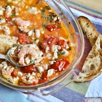 Permalink to: Garlic Lemon Shrimp Bruschetta with Feta and Mozzarella shrimp bruschetta thumb