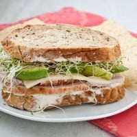 Permalink to: Turkey, Avocado, and Sprout Sandwich Turkey+sprout+sandwich-200x200