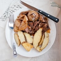 Permalink to: Balsamic and Onion Pot Roast in a Crockpot! balsamic-roast-thumb1