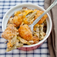 Permalink to: Tater Tot Casserole for #SundaySupper tater tot casserole