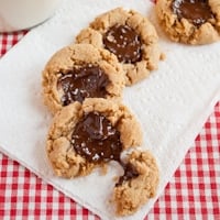 Permalink to: Peanut Butter Chocolate Thumbprint Cookies with Sea Salt pb-choc-cookie-thumb1