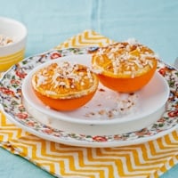 Permalink to: Broiled Oranges with Toasted Coconut for #SundaySupper broiled oranges thumb