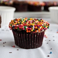 Permalink to: Double Chocolate Cupcakes with Sprinkles choc cup thumb