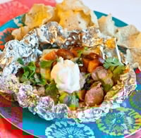 Permalink to: Chipotle Sweet Potato and Chicken Sausage Foil Packets (Gluten Free) chipotle sweet potato foil pack thumb