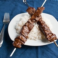 Permalink to: Grilled Teriyaki Beef Skewers teriyaki beef thumb