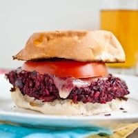 Permalink to: The Ultimate Beet and Bean Veggie Burgers veggie burger thumb