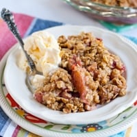 Permalink to: Nectarine, Cherry, and Strawberry Crisp Nectarine crisp thumb