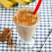 Permalink to: Honey Bear Smoothie for #SundaySupper pb banana smoothie thumb
