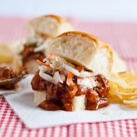 Permalink to: Slow Cooker Sweet and Spicy BBQ Pulled Pork for #SundaySupper bbq pulled pork thumb