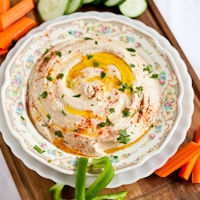 Permalink to: How to Make Ultra Smooth Homemade Hummus...or The Hummus Dreams Are Made Of hummus thumb