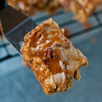 Permalink to: Easy Apple Blondies with Cider Glaze apple blondie thumb