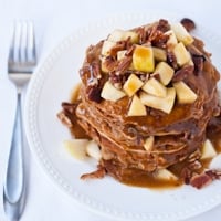 Permalink to: Apple Nut Pancakes with Cider Syrup and Bacon apple pancakes thumb
