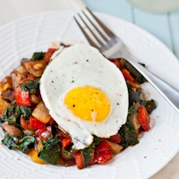 Permalink to: Bell Pepper and Swiss Chard Hash with Fried Egg chard hash thumb