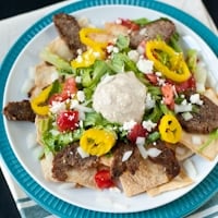 Permalink to: Greek Gyro Pita Chip Nachos gyrothumb