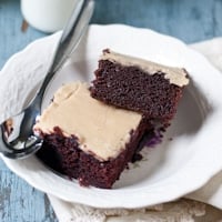 Permalink to: Recipe Remix: Chocolate Crazy Cake with Caramel Glaze crazy cake 200
