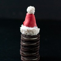 Permalink to: OREO Cookie Ball Santa Hats oreo santa 1