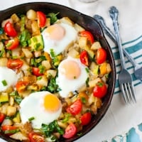 Permalink to: Red Potato, Bell Pepper, and Spinach Breakfast Hash #BetterWithReds #HealthyChoices hash thumb