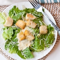 Permalink to: Easy Caesar Salad with Homemade Dressing caesar-salad-thumb