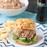 Permalink to: Wasabi Cream Cheese Ham Salad #SundaySupper wasabi-ham-salad-4