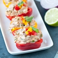 Permalink to: Cilantro Lime Chicken Salad Stuffed Bell Peppers cilantro-lime-chicken-salad-thumb