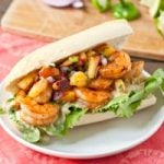 Permalink to: Chipotle Shrimp Sandwiches with Jalapeno Peach Salsa and Avocado Mayo chipotle-shrimp-sandwich-thumb