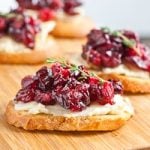 Permalink to: Roasted Balsamic Cranberry and Brie Crostini Roasted Cranberry Brie Appetizer
